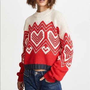 Free people I heart you sweater size L